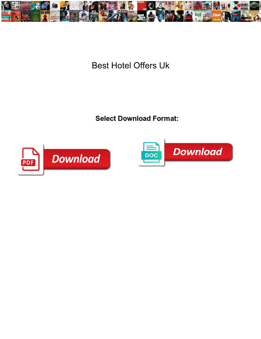 Best Hotel Offers Uk