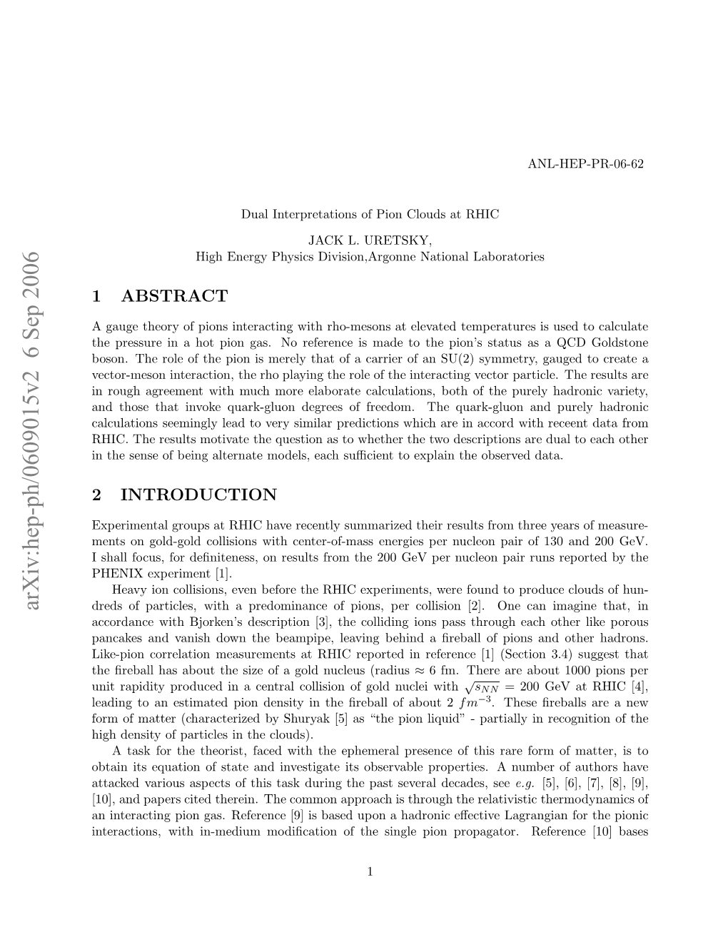 Dual Interpretations of Pion Clouds at RHIC