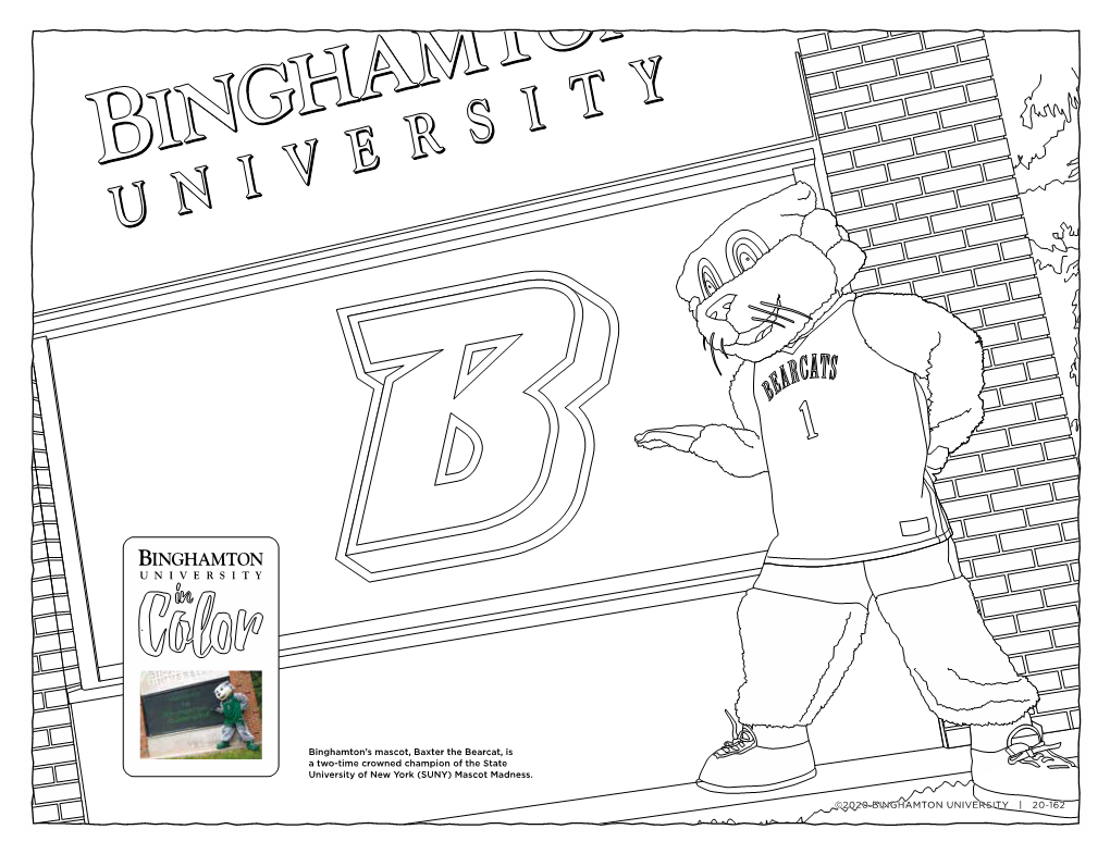 Binghamton's Mascot, Baxter the Bearcat, Is a Two-Time Crowned