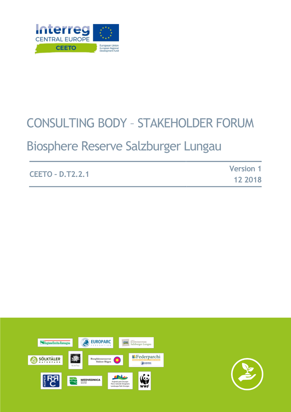 Consulting Body – Stakeholder Forum