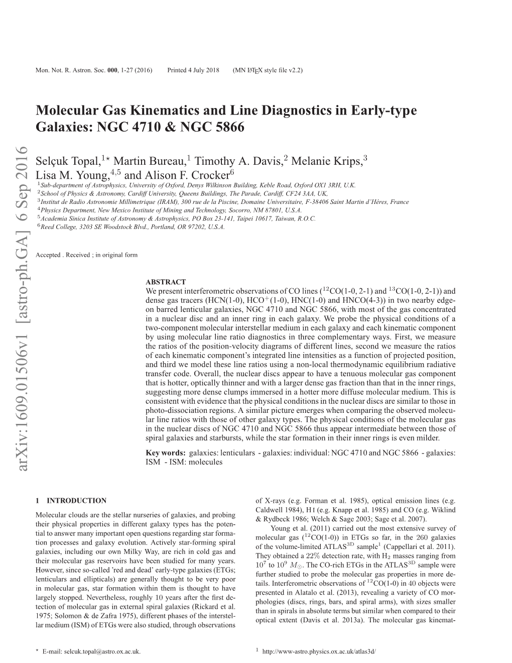 Molecular Gas Kinematics and Line Diagnostics in Early-Type Galaxies