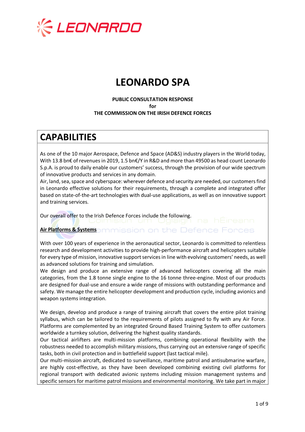Leonardo Spa