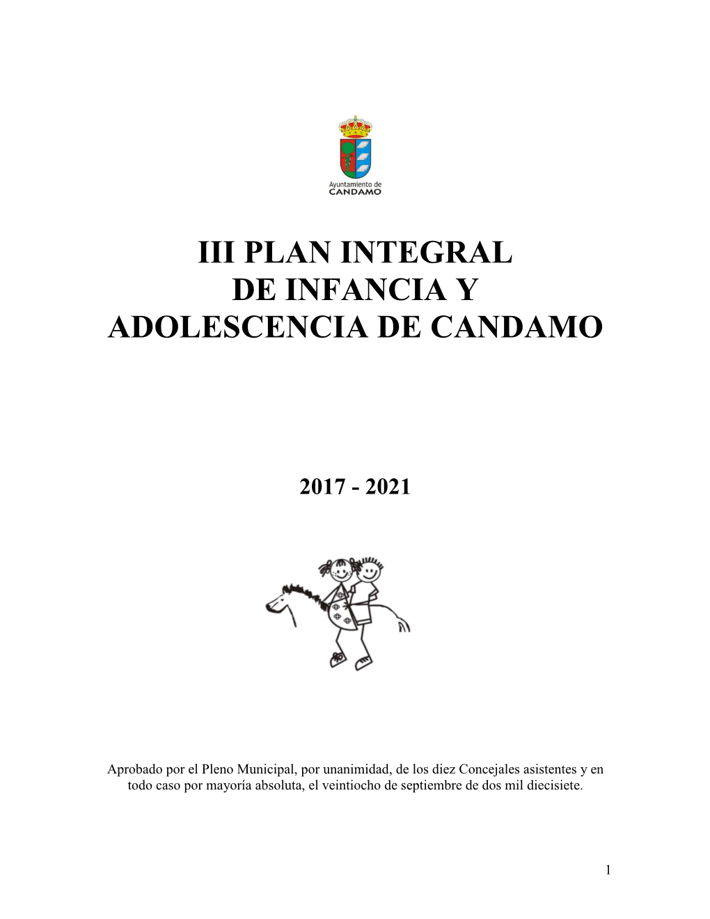 Iii Plan Integral De Infancia Y Adolescencia De Candamo