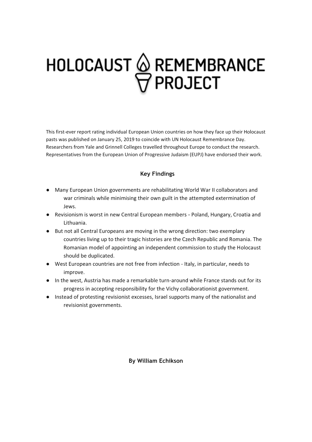 Holocaust Remembrance Project Finds That Hungary, Poland, Croatia, and the Baltics Are the Worst Offenders