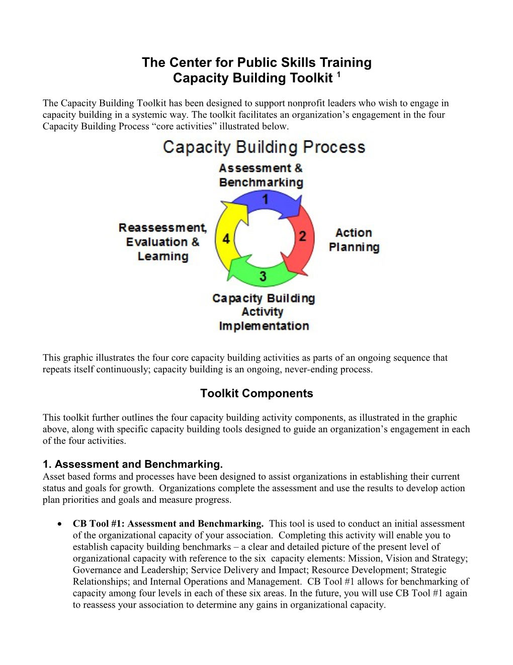 GLA Capacity Building Toolkit