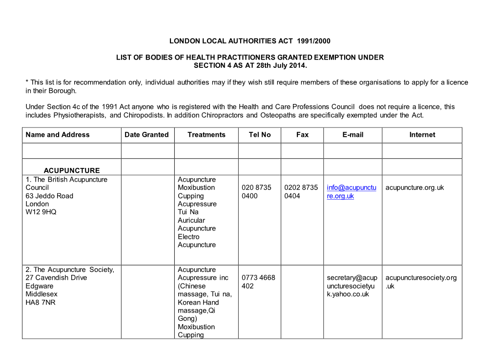 Exempt Organisations (PDF)