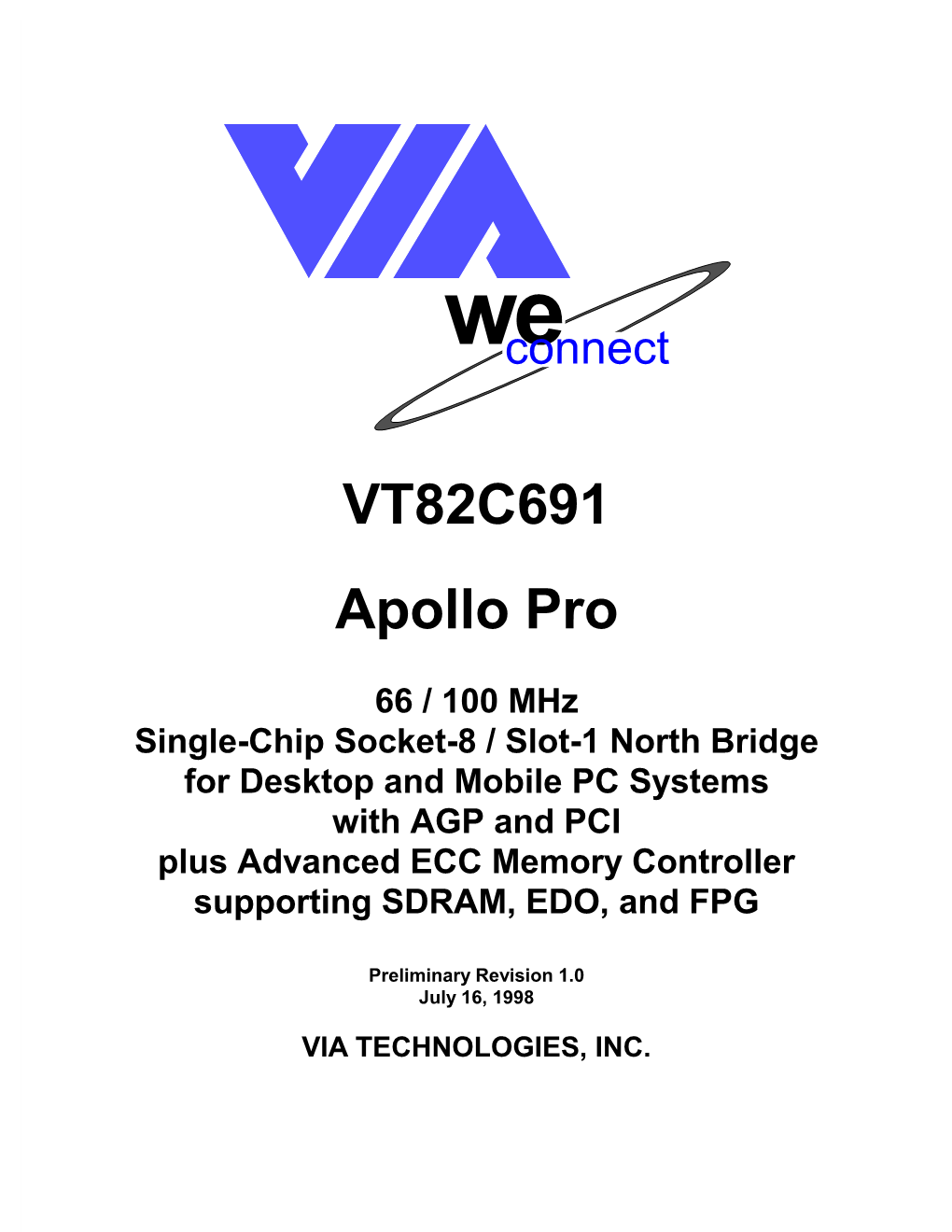 Vt82c691 Apollo Pro