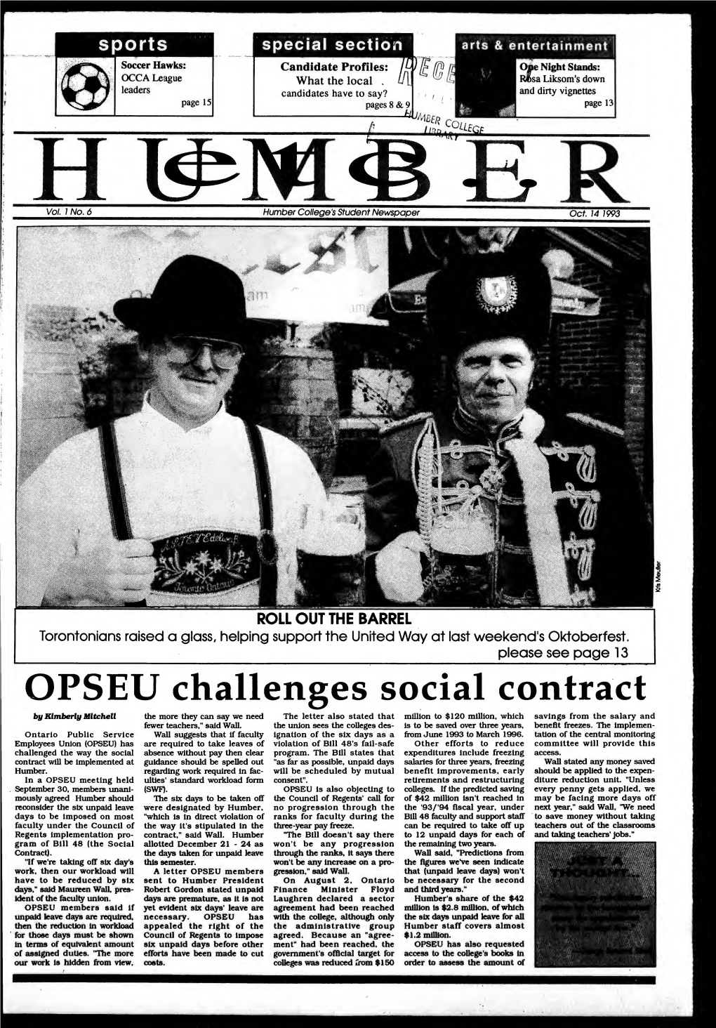 OPSEU Challenges Social Contract