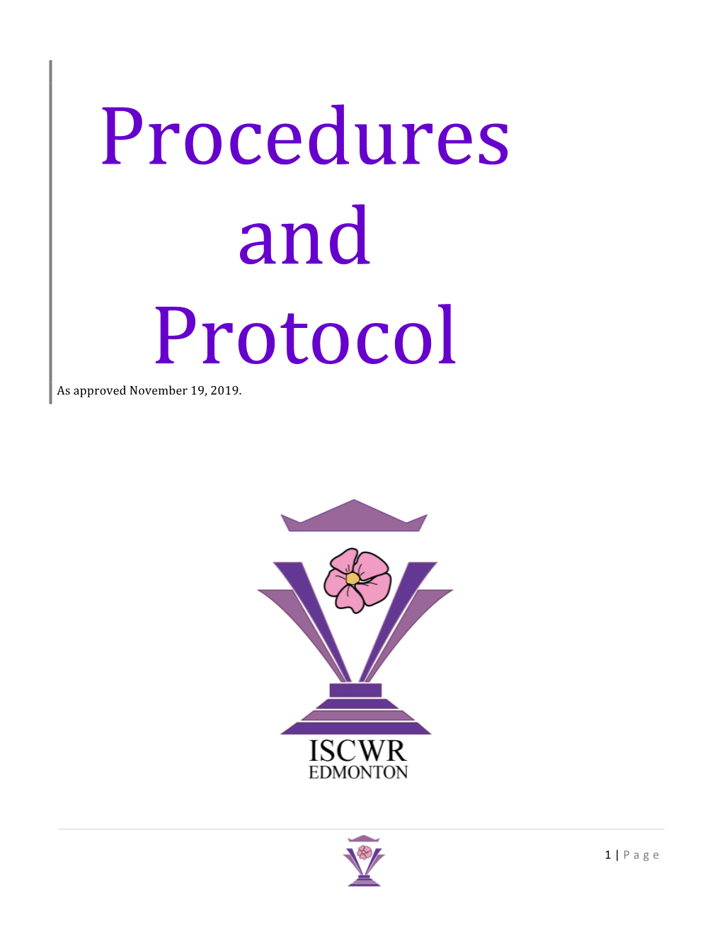 Procedures & Protocols