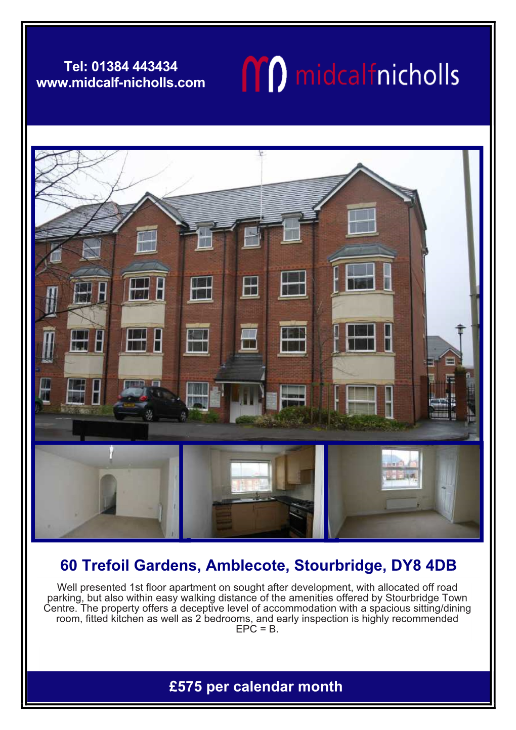 60 Trefoil Gardens, Amblecote, Stourbridge, DY8