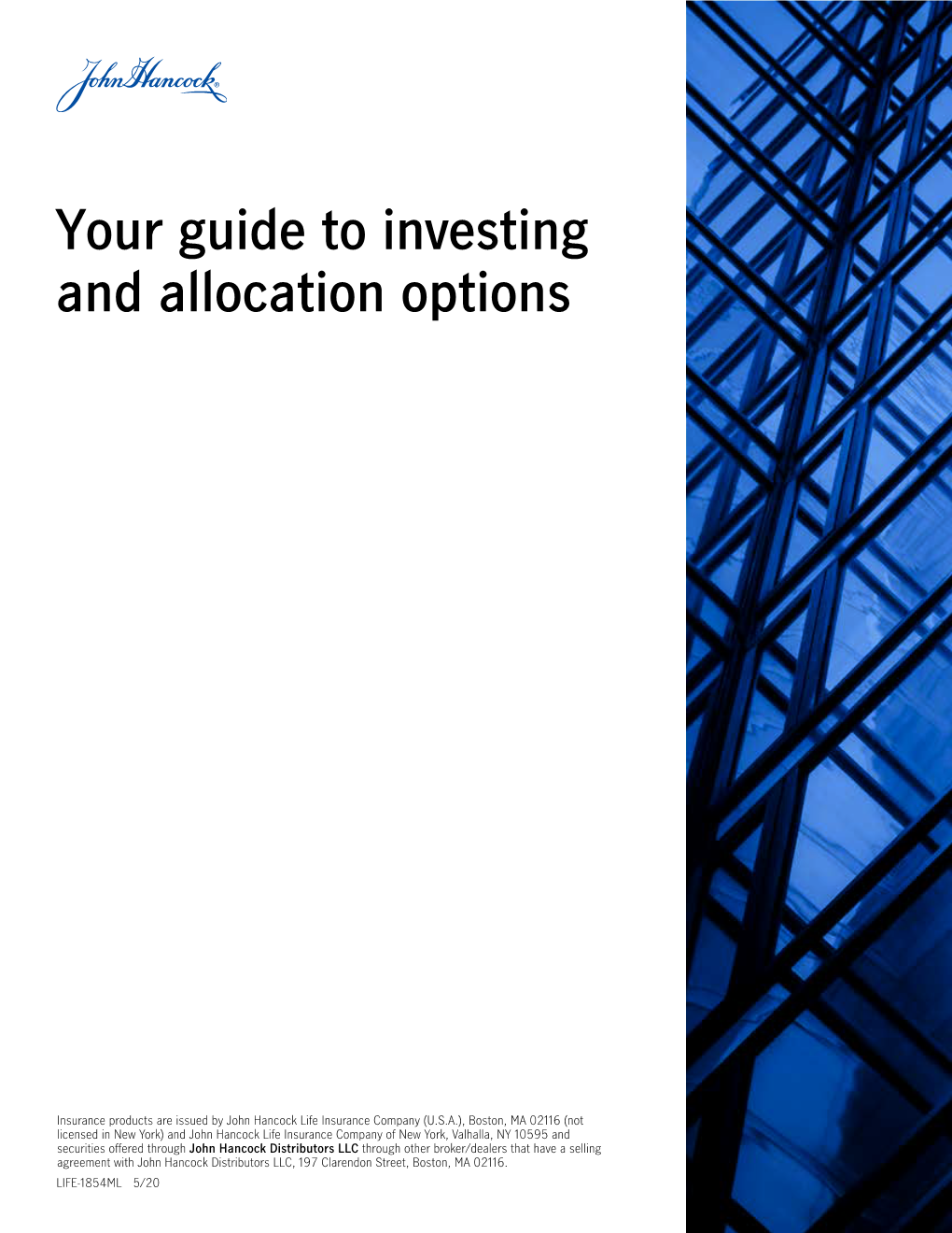 Your Guide to Investing and Allocation Options