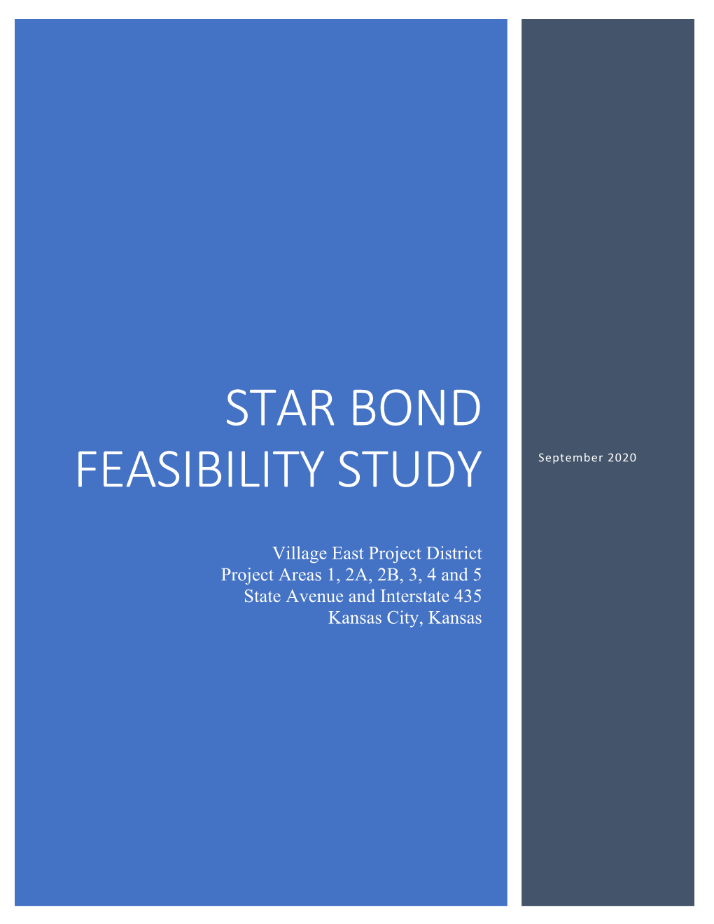 STAR BOND FEASIBILITY STUDY September 2020