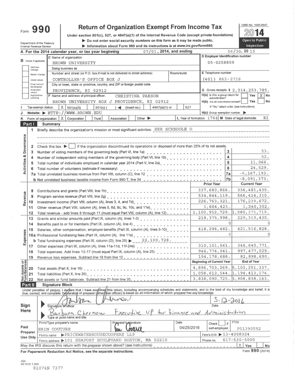 To Form 990 Or Form 990-EZ