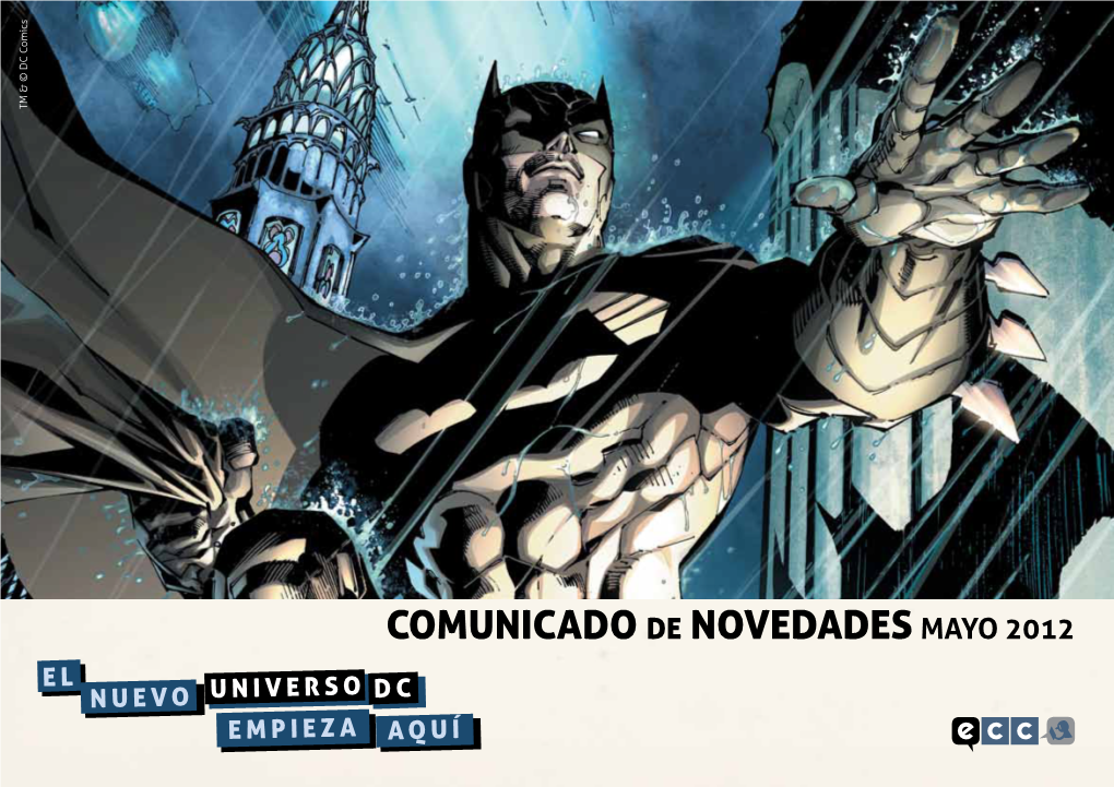 Comunicado De Novedadesmayo 2012