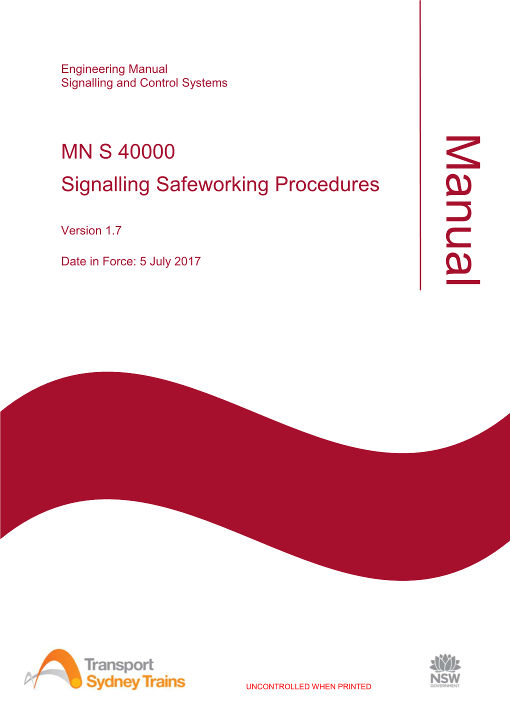 Signalling Safeworking Procedures