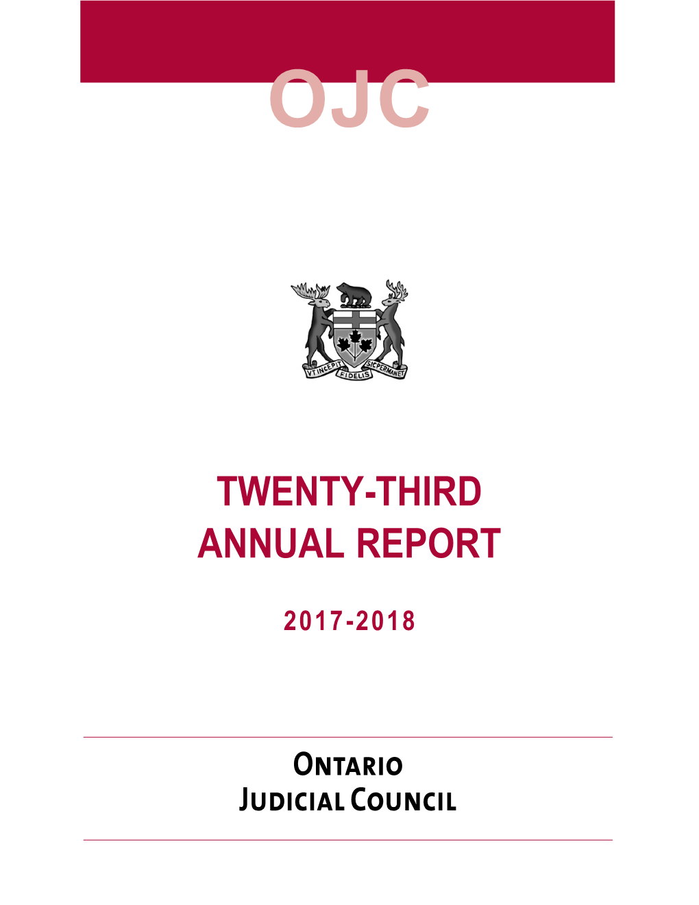 Twenty-Third Annual Report