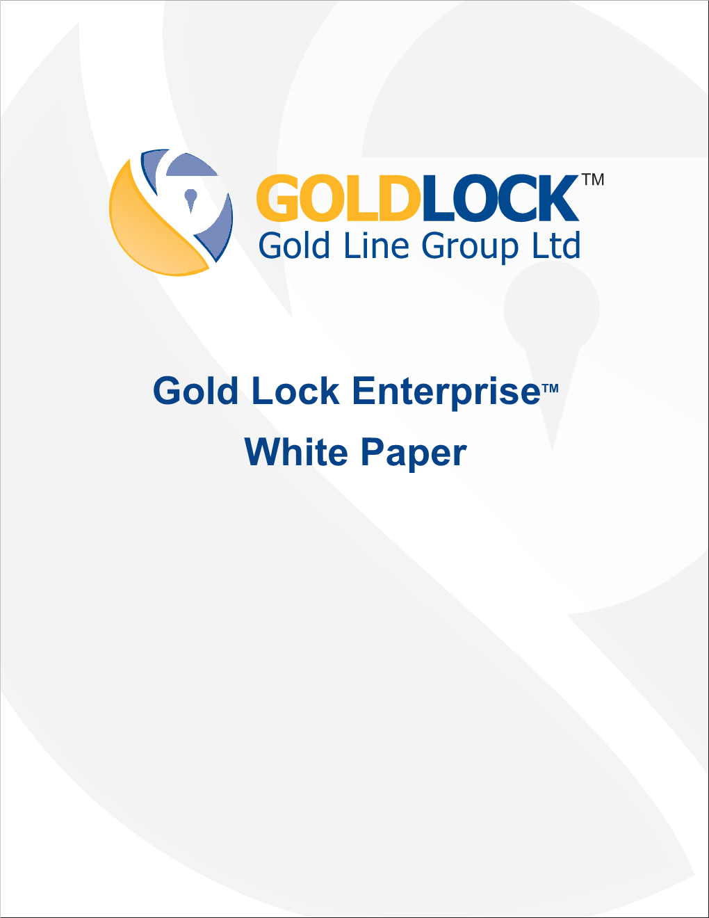 Gold Lock 3G White Paper