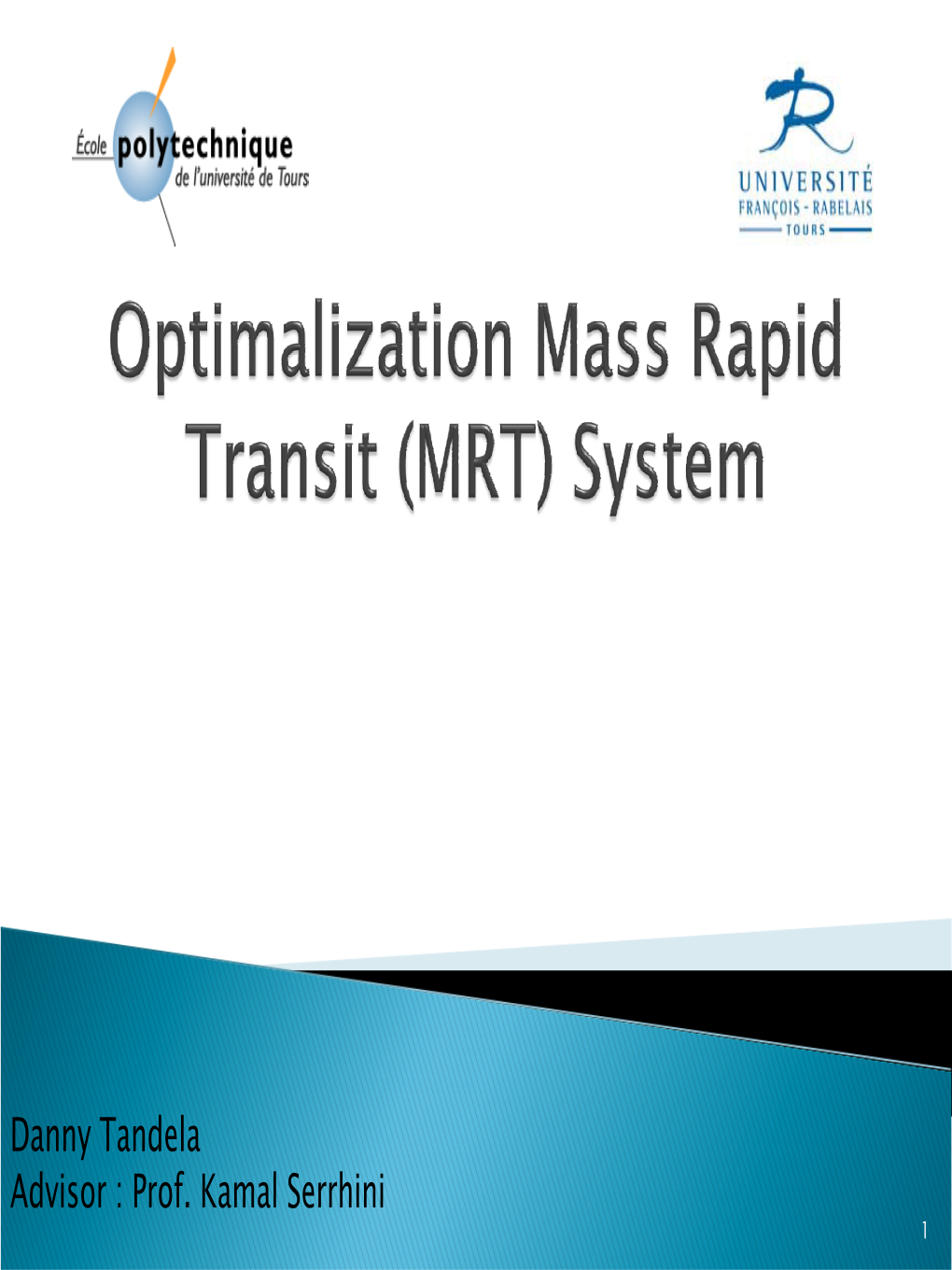 Optimalization MRT System