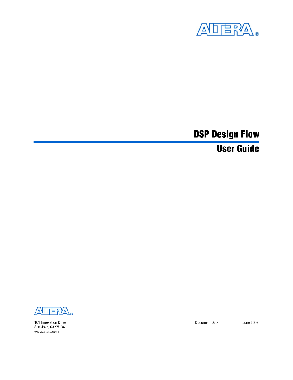 DSP Design Flow User Guide