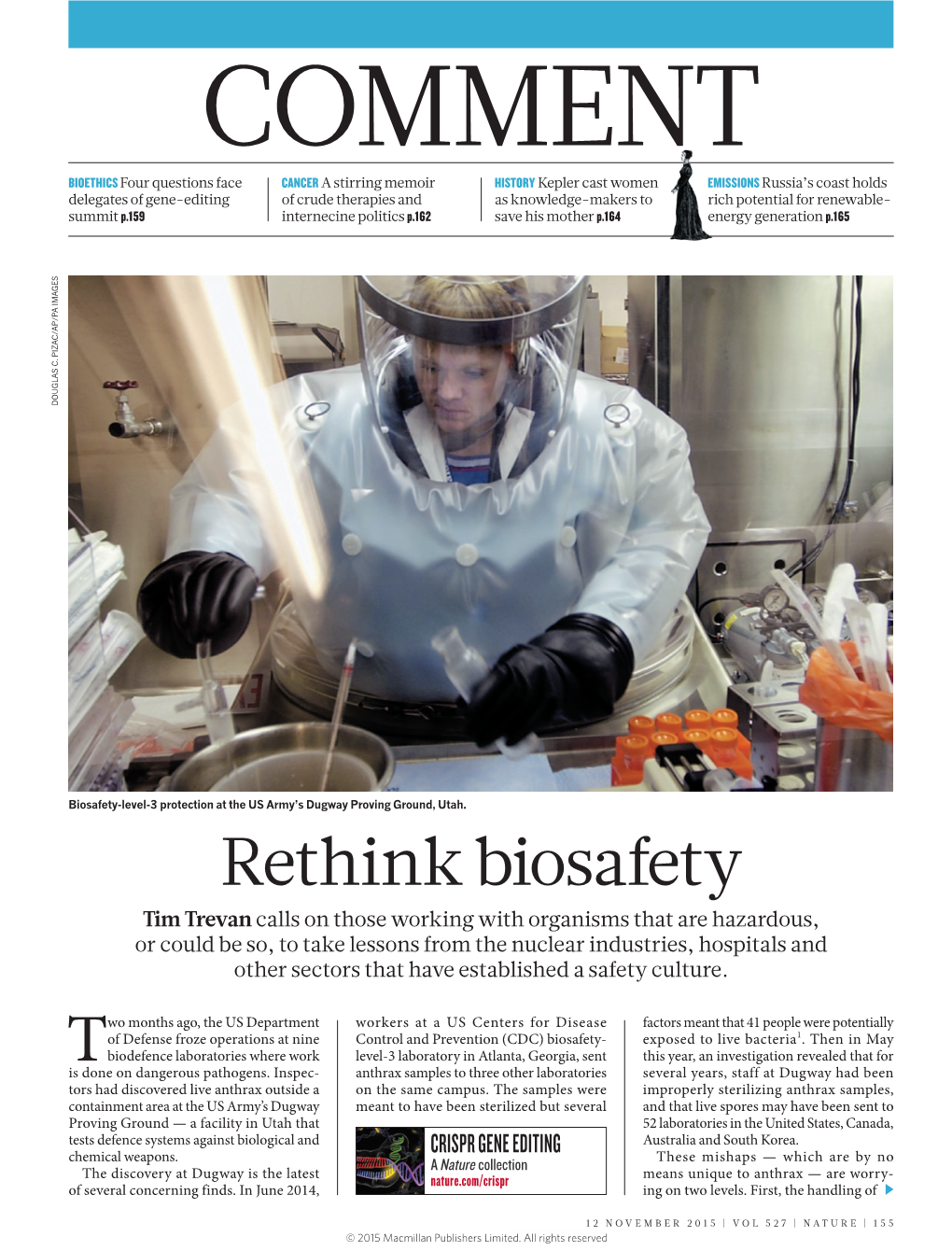 Rethink Biosafety