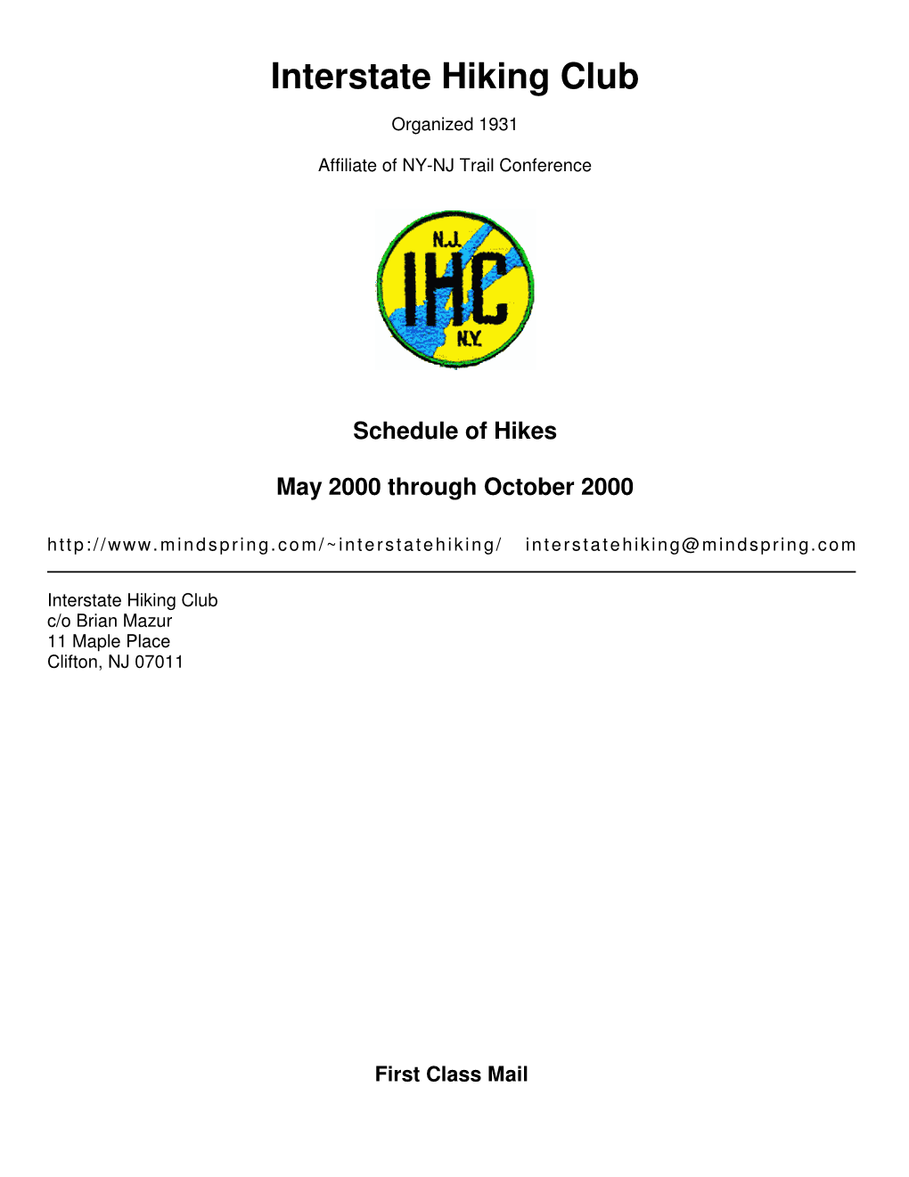 IHC May 2000