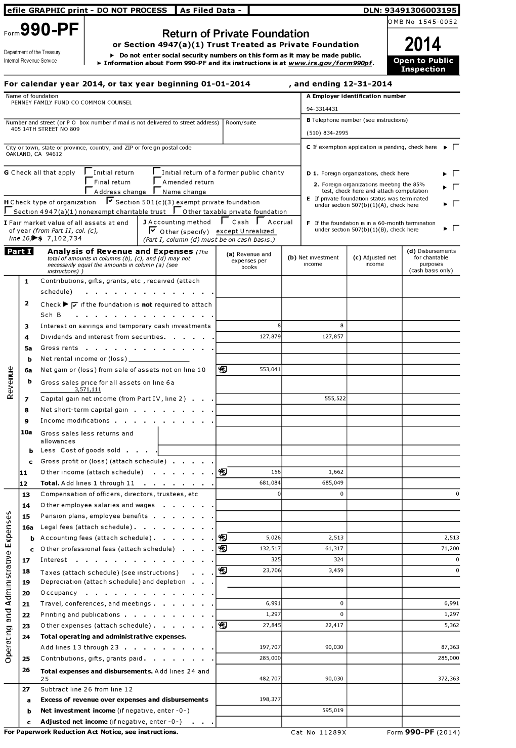 2014 0- Do Not Enter Social Security Numbers on This Form As It May Be Made Public