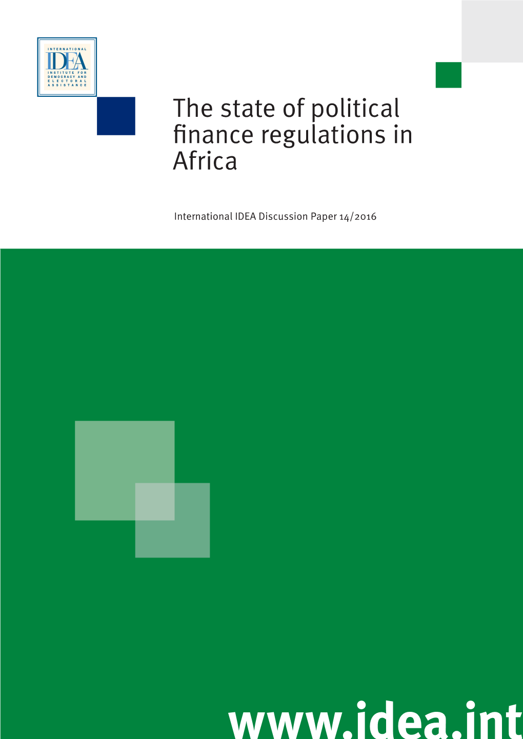 The State of Political Finance Regulations in Africa