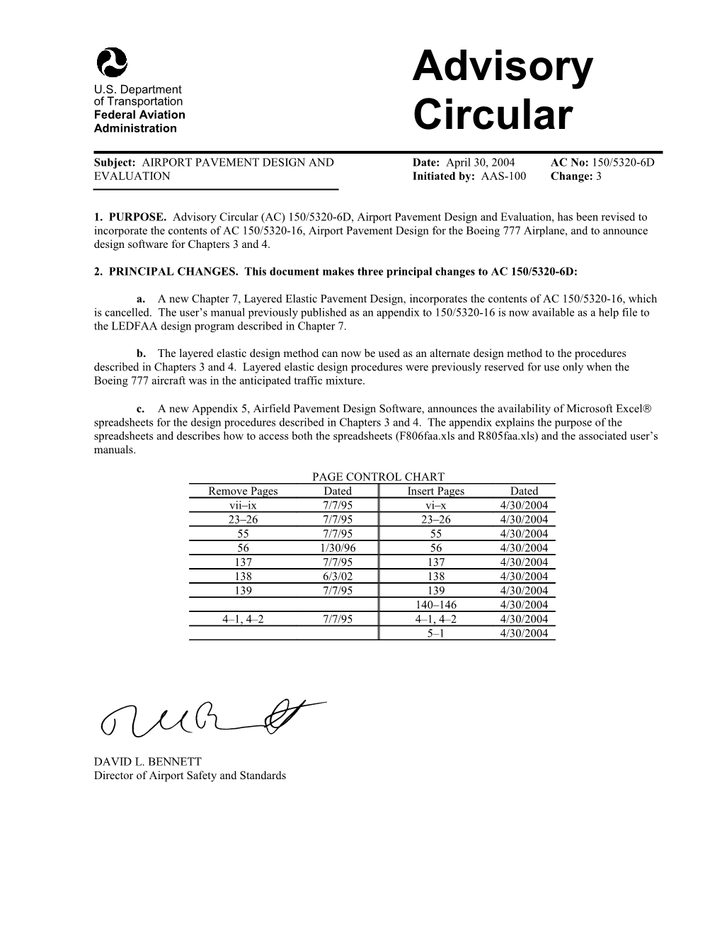 EVALUATION Initiated By: AAS-100 Change: 3