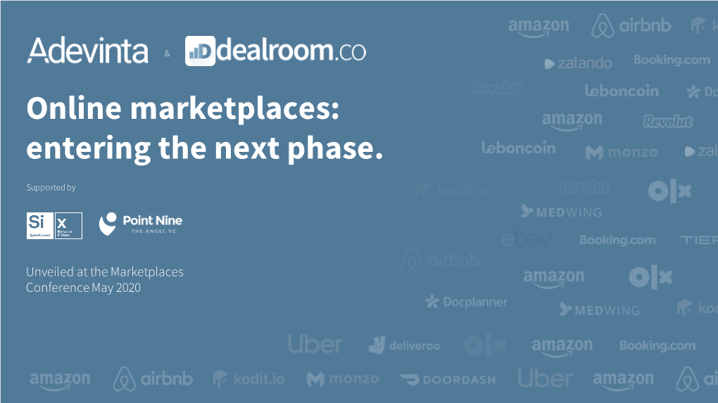 Online Marketplaces: Entering the Next Phase