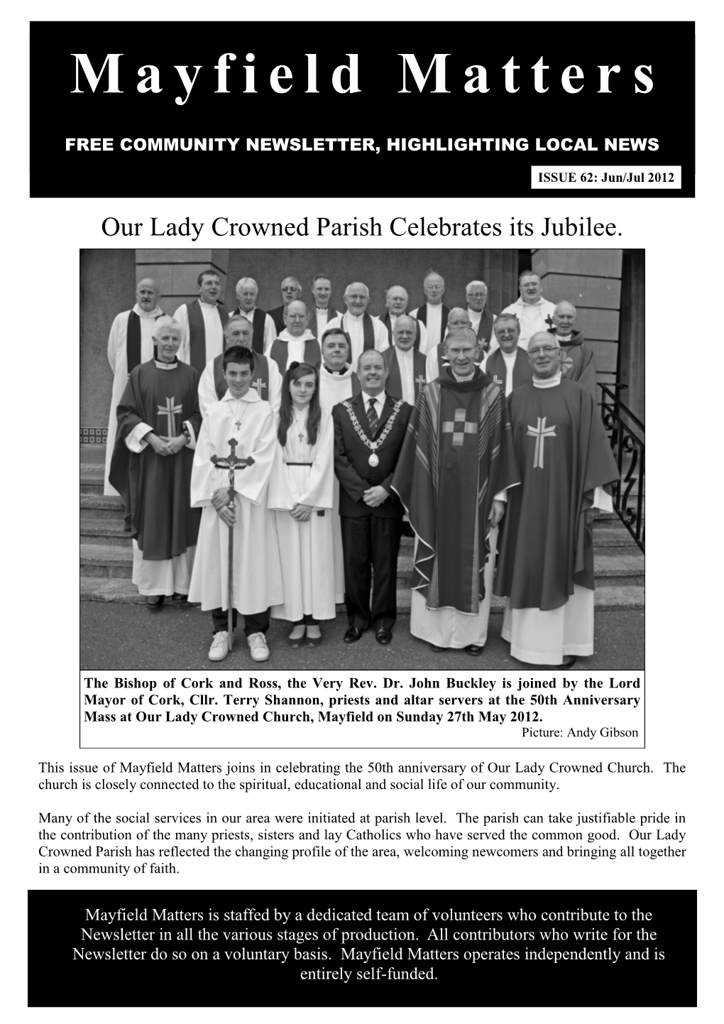 Mayfield Matters Joins in Celebrating the 50Th Anniversary of Our Lady Crowned Church