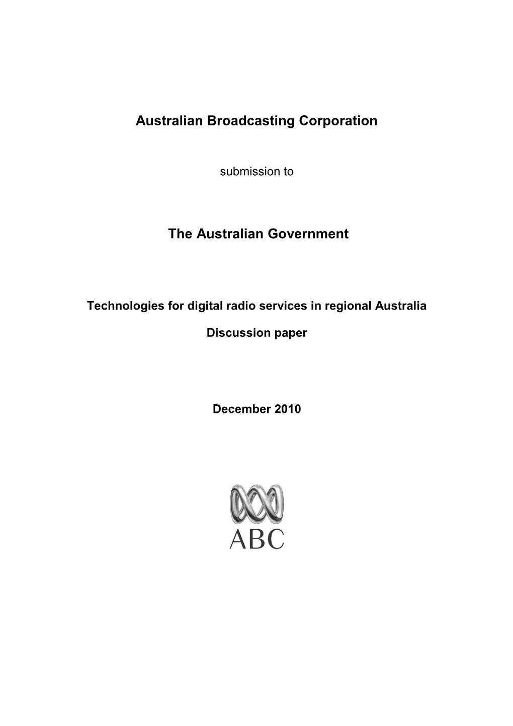 Australian Broadcasting Corporation the Australian