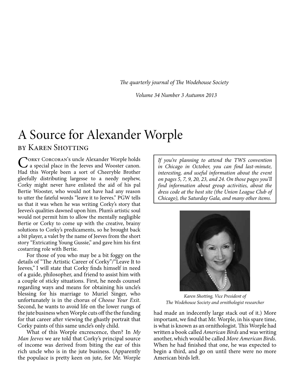 A Source for Alexander Worple