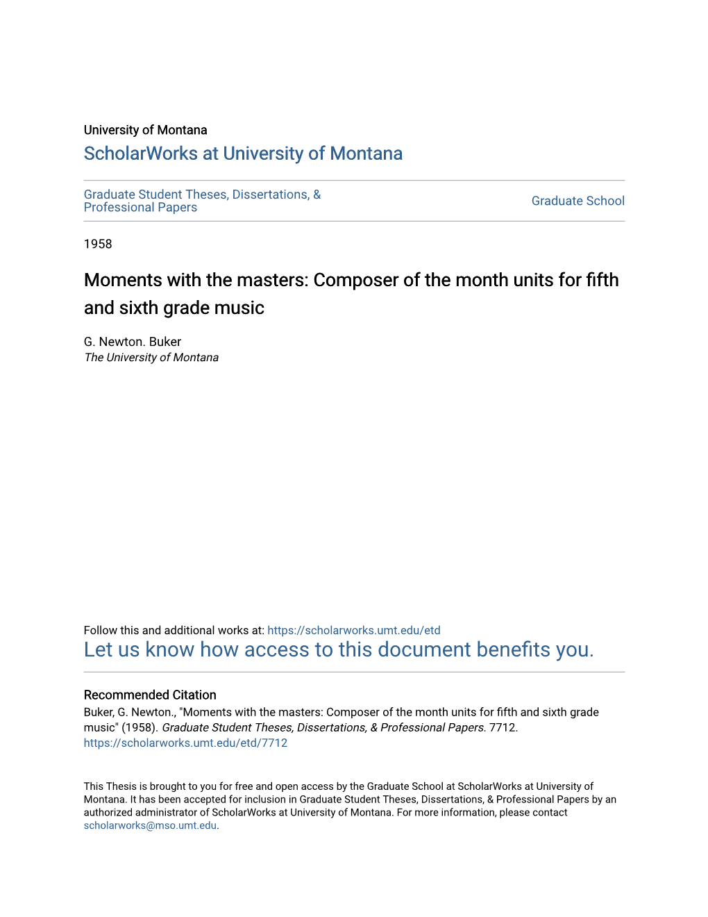 Composer of the Month Units for Fifth and Sixth Grade Music