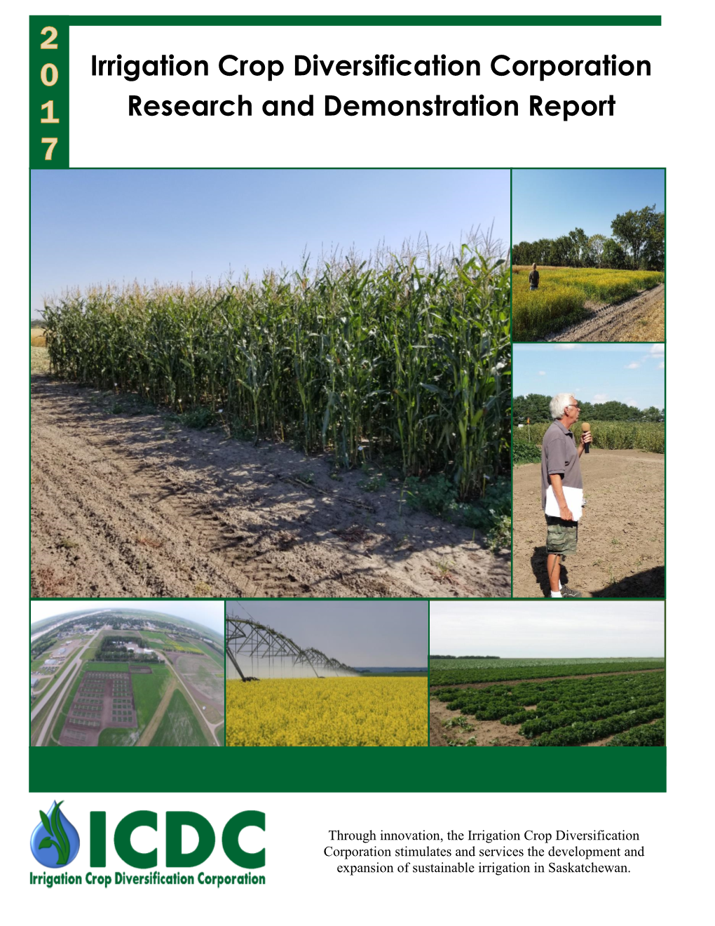 Irrigation Crop Diversification Corporation Research And