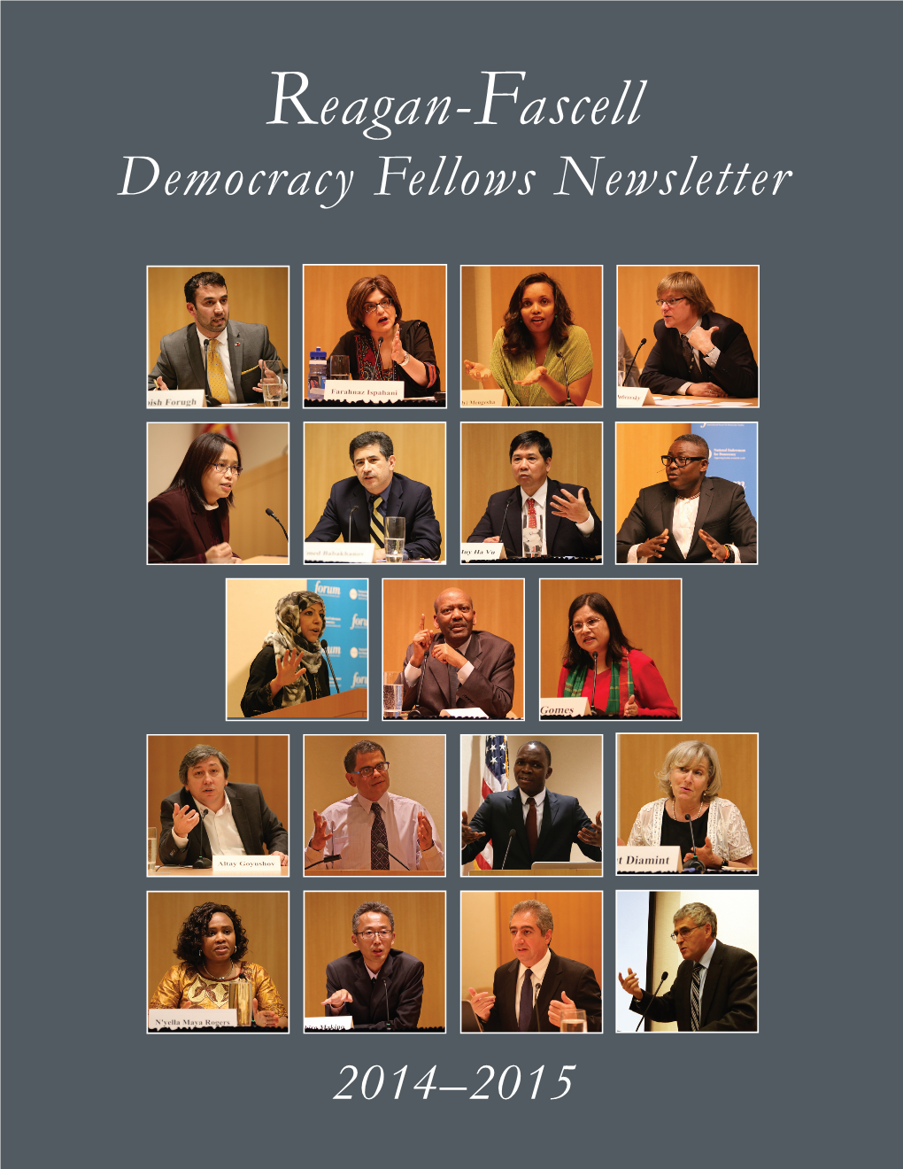 Reagan-Fascell Democracy Fellows Newsletter