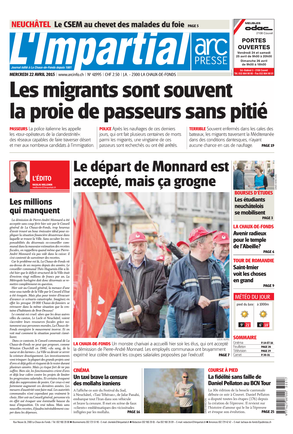 Le Départ De Monnard Est Accepté, Mais Ça Grogne