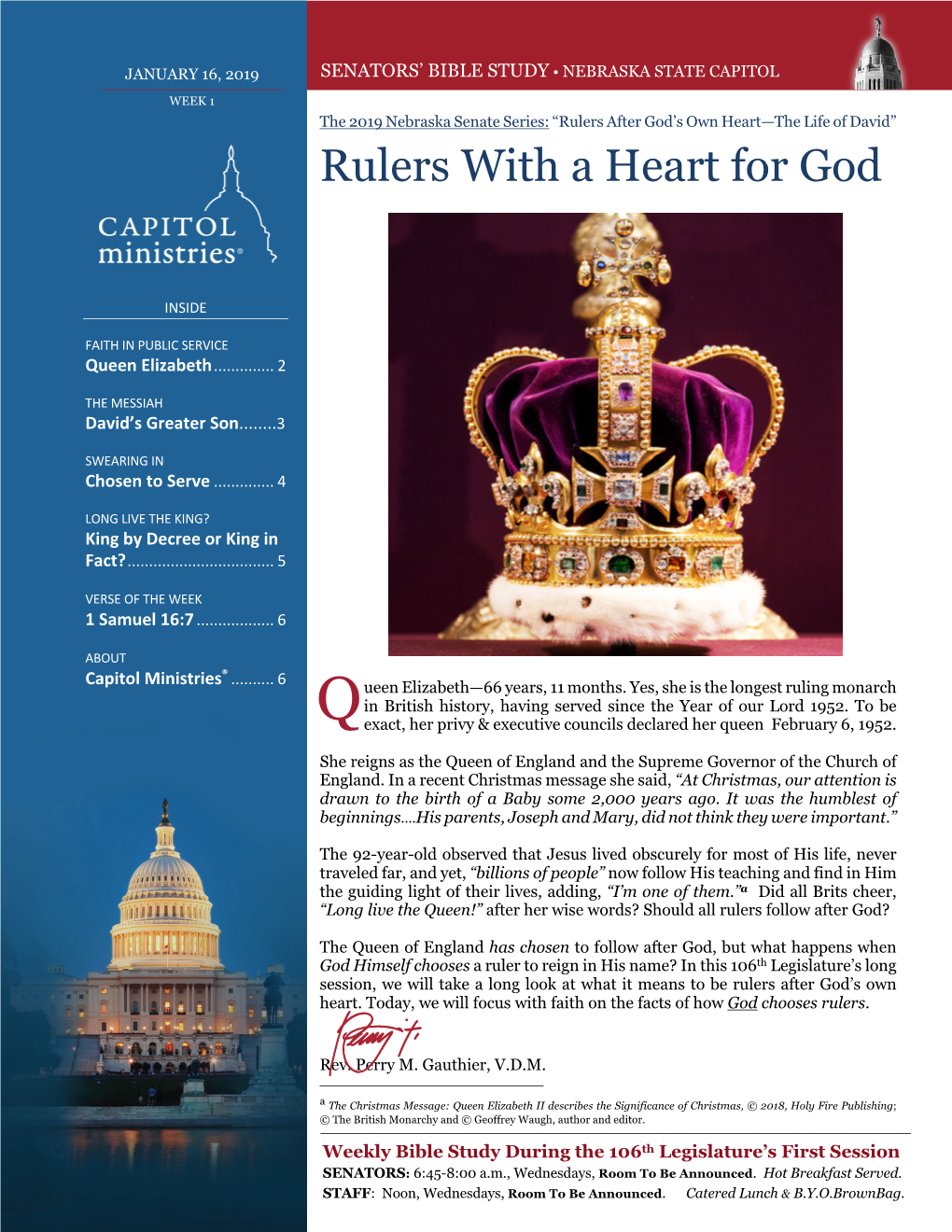 Rulers with a Heart for God