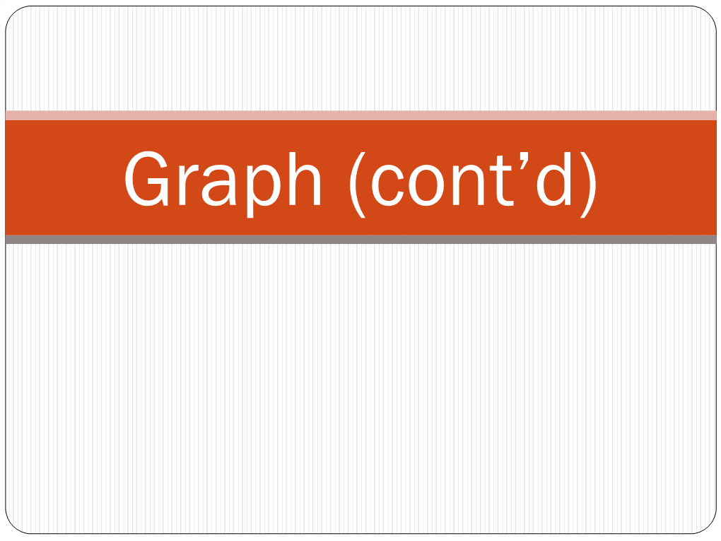 Adjacency Matrix a (Or AG) of G, with Respect to This Listing of the Vertices, Is the N  N Zero-One Matrix with 1 As Its