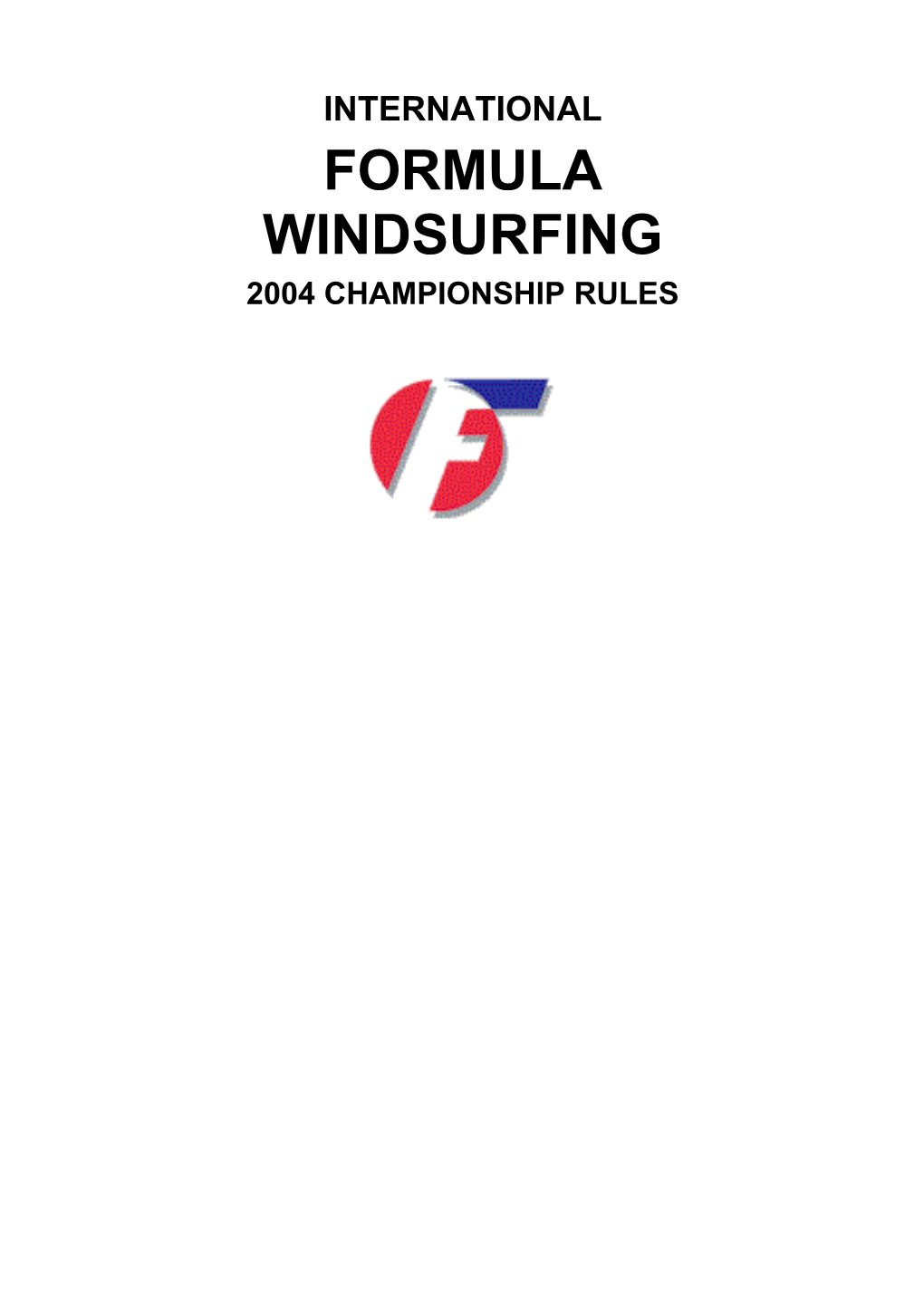 Formula Windsurfing