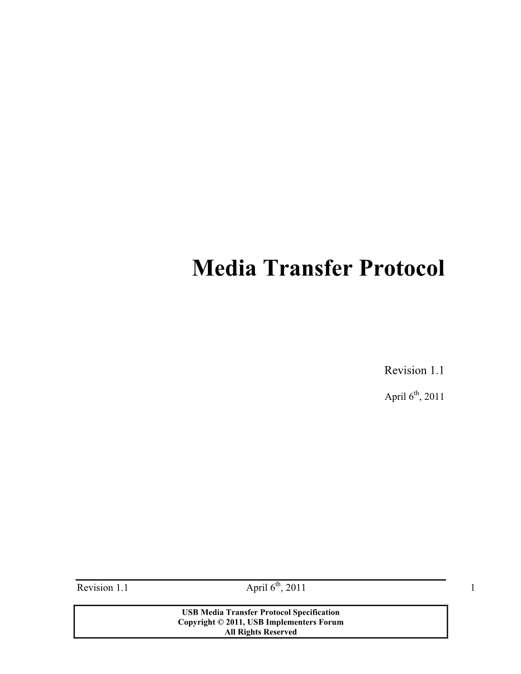 Media Transfer Protocol