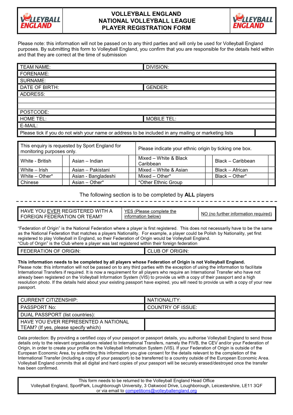 NVL Player Registration Form.Pdf