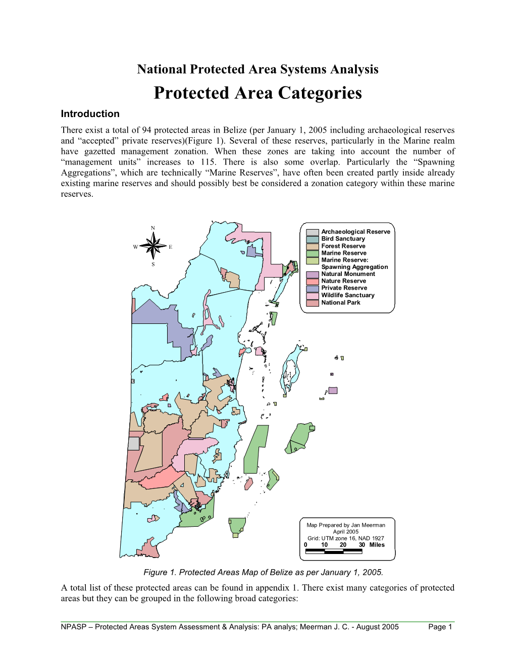 Protected Areas Analysis