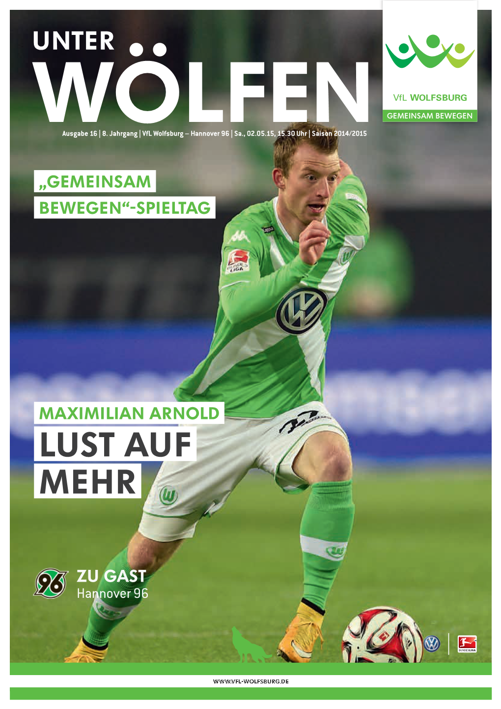 Des Vfl Wolfsburg Saison 2014/2015