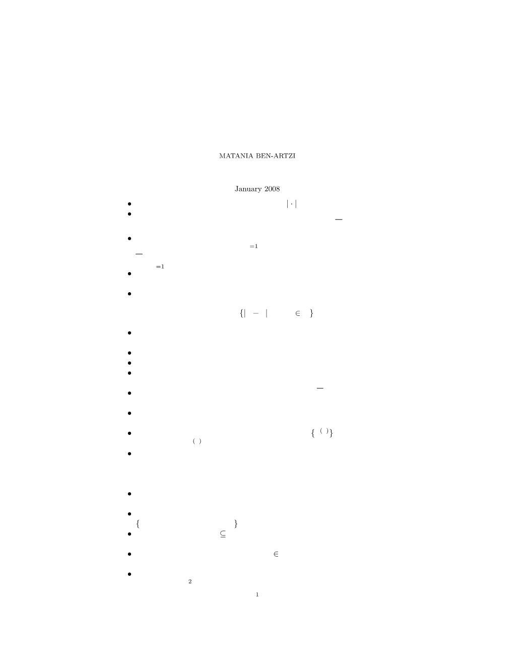 In Rn and Triangle Inequality. • Definition of a Ball (C