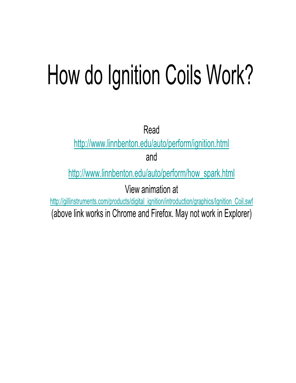 How Do Ignition Coils Work?