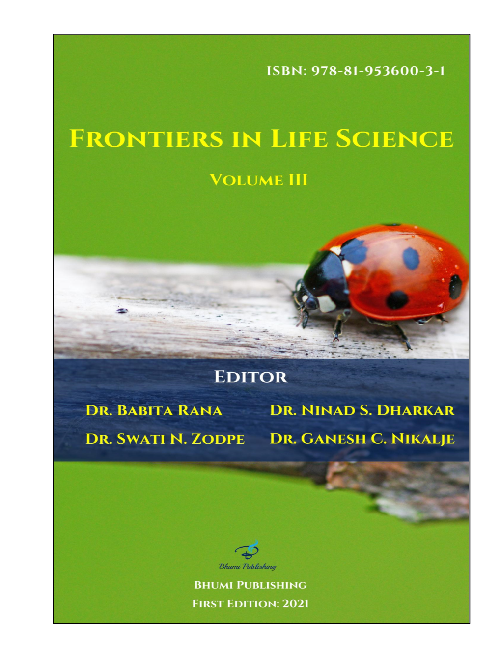 Frontiers in Life Science (Volume III) (ISBN: 978-81-953600-3-1)