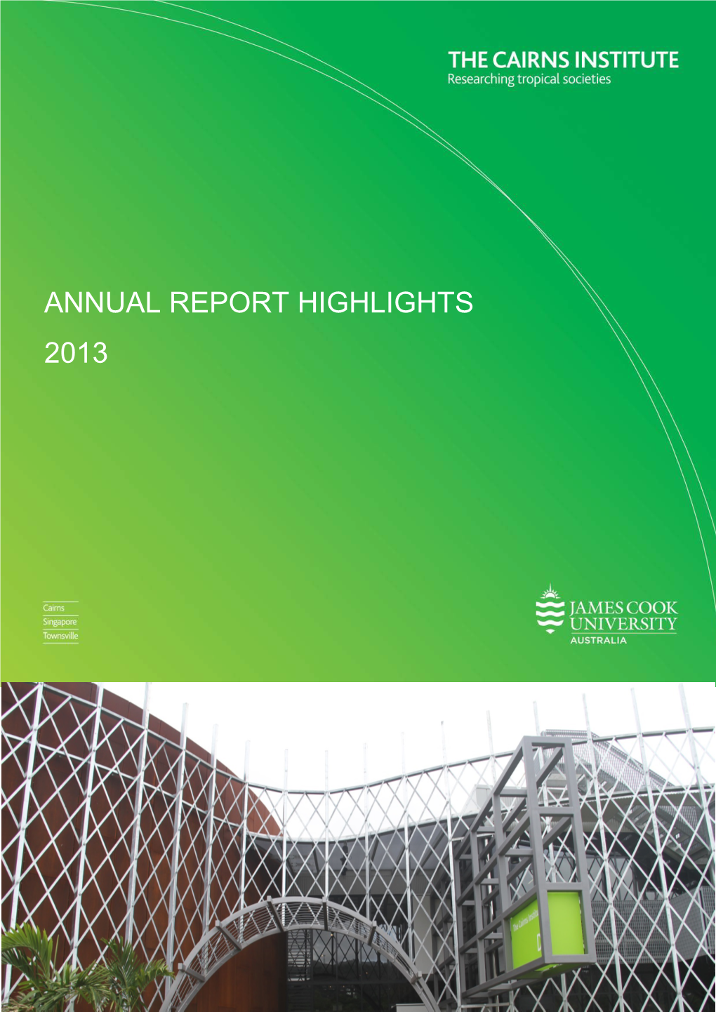 Annual Report Highlights 2013