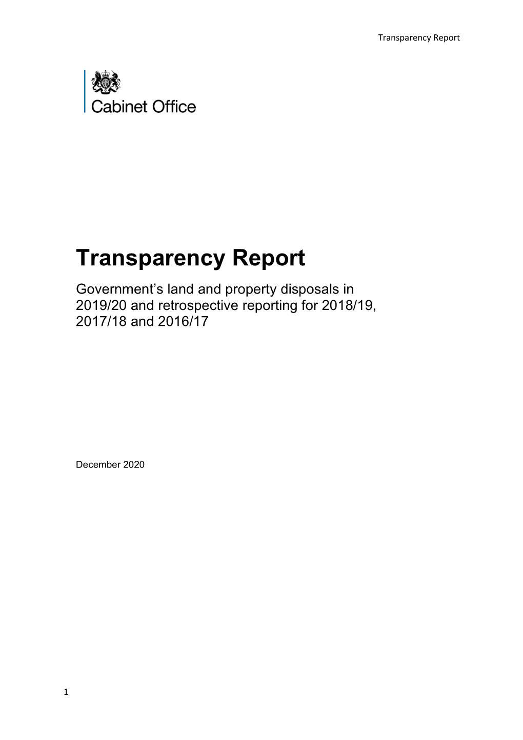 Transparency Report