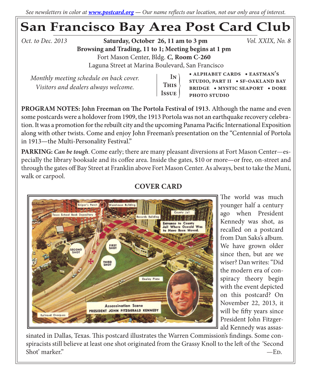 SFBAPCC October 2013 Newsletter