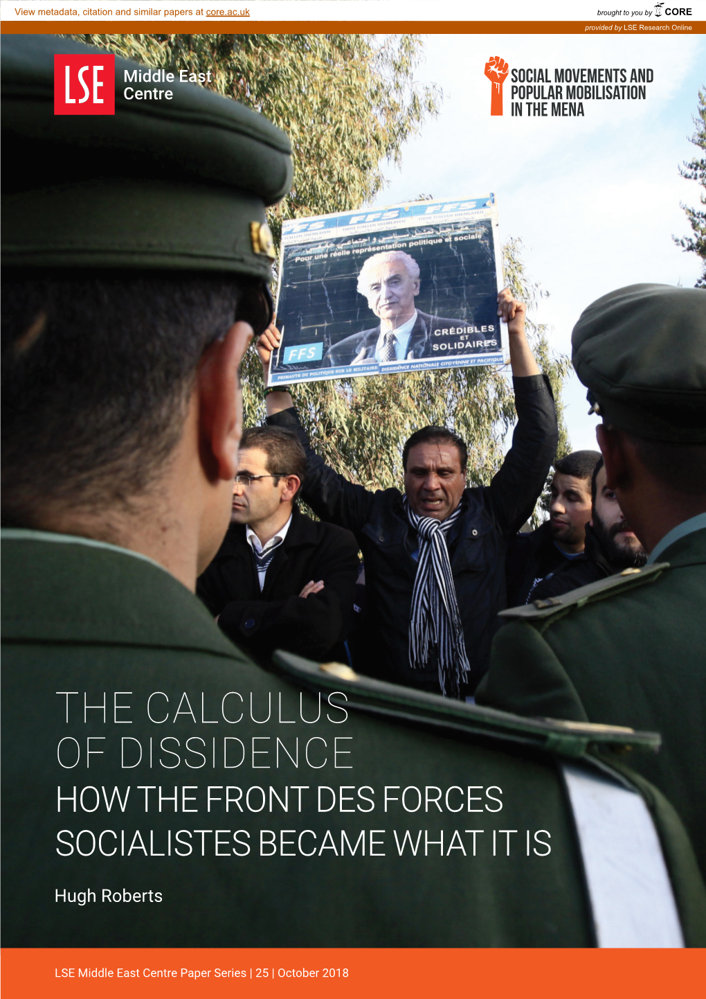 The Calculus of Dissidence How the Front Des Forces Socialistes Became What It Is
